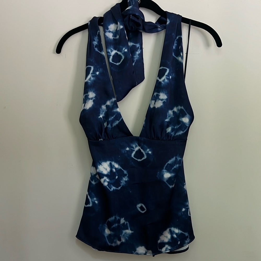 Zara blouse, open back. New never worn. Bought Zara Brickell.